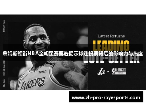 詹姆斯领衔NBA全明星赛票选揭示球迷投票背后的影响力与热度